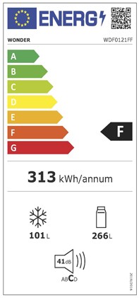 Etiqueta de Eficiencia Energética - WDF0121FF