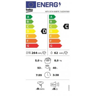 Lavasecadora BEKO HITV 8734 B0BTR