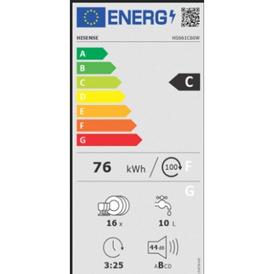 Lavavajillas HISENSE HS661C60W