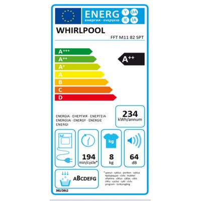 Secadora WHIRLPOOL FFT M11 82 SPT