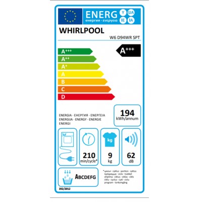 Secadora Whirlpool W6 D94WR SPT