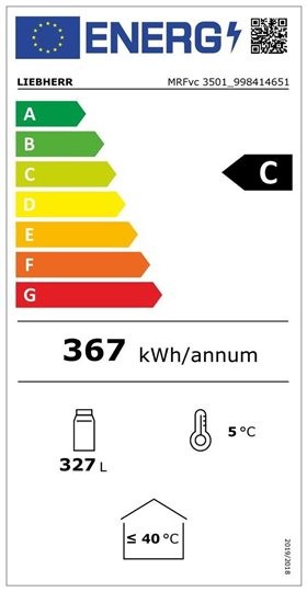 Etiqueta de Eficiencia Energética - MRFVC 3501