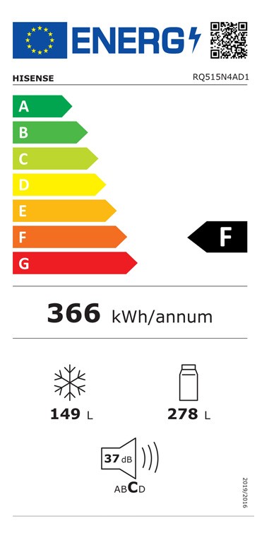 Etiqueta de Eficiencia Energética - RQ515N4AD1