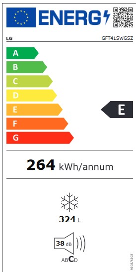 Etiqueta de Eficiencia Energética - GFT41SWGSZ