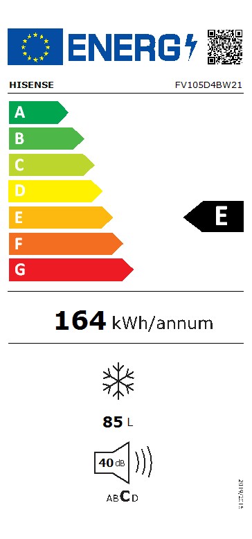 Etiqueta de Eficiencia Energética - FV105D4BW21