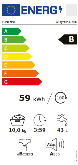 Etiqueta de Eficiencia Energética - WFQY101429VJM