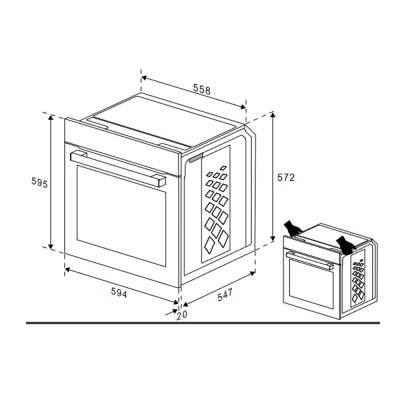 Horno BEKO BBIS13300XPE