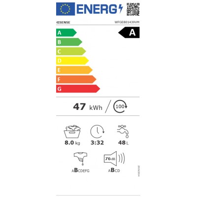 Lavadora HISENSE WFGE801439VM