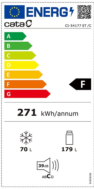 Etiqueta de Eficiencia Energética - 7800010