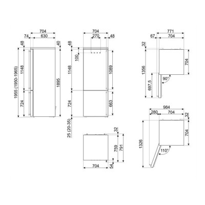 Combi SMEG FA8005LAO5