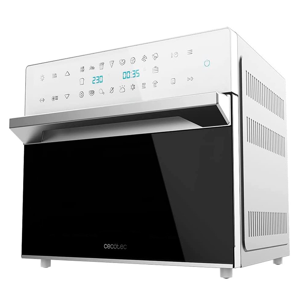 Cecotec 02206 - Horno de sobremesa blanco BAKE\u0026TOAST 490 de 10 litros -  Lacasadelelectrodomestico.com