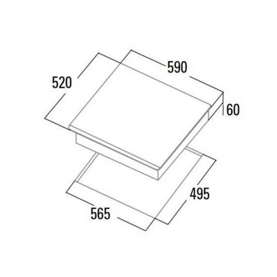 Placa CATA INSB 6028 BK
