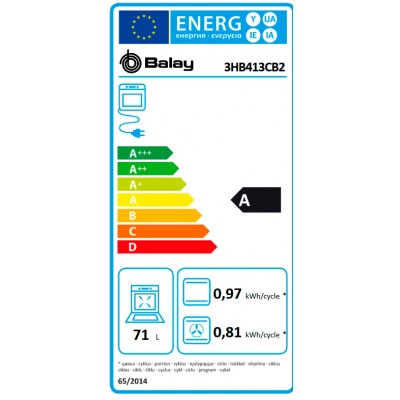 Horno BALAY 3HB413CB2
