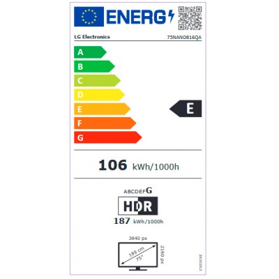 TV LED LG 75NANO816QA
