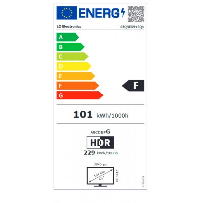 TV Mini LED LG 65QNED916QA