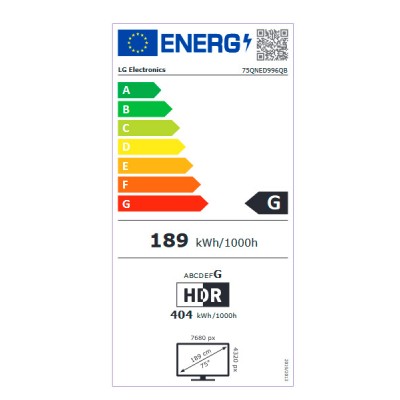 TV Mini LED LG 75QNED996QB