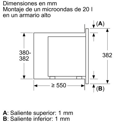 Microondas BALAY 3CG6112X3