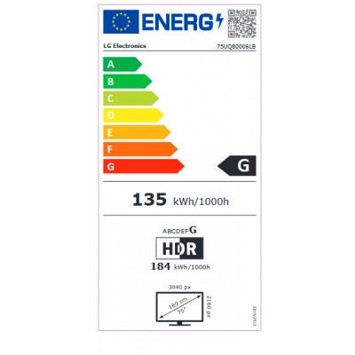 TV LED LG 75UQ80006LB