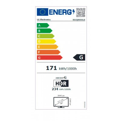 TV LED LG 86UQ80006LB