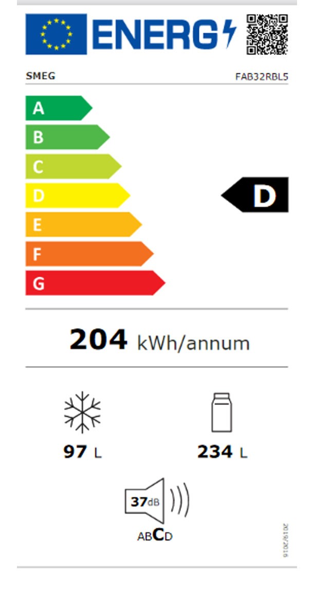Etiqueta de Eficiencia Energética - FAB32RBL3