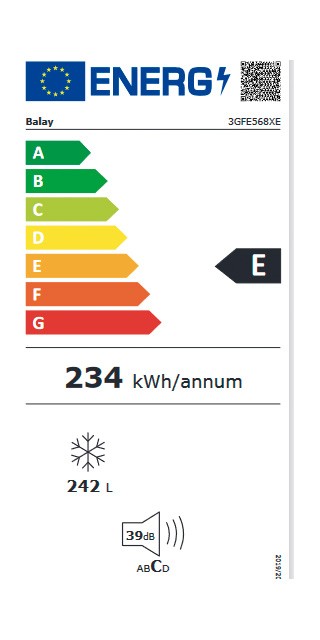 Etiqueta de Eficiencia Energética - 3GFE568XE