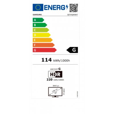 TV QLED SAMSUNG QE55Q80B