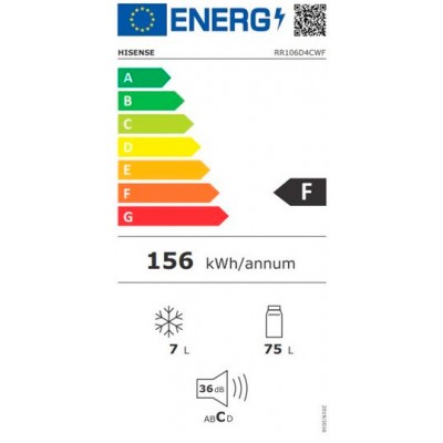 Frigorífico  HISENSE RR106D4CWF