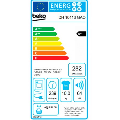 Secadora BEKO DH 10413 GAO
