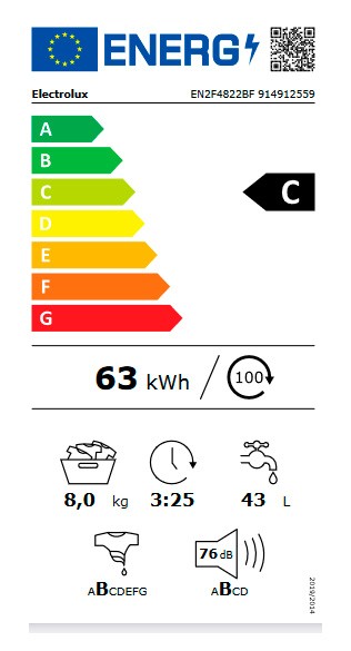 Etiqueta de Eficiencia Energética - EN2F4822BF