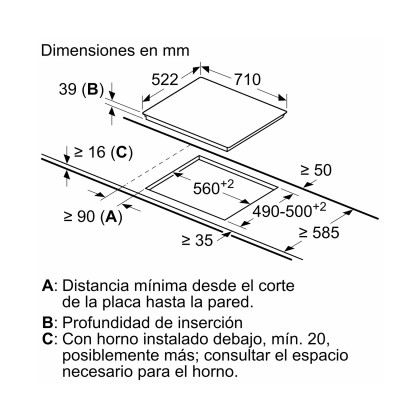 Placa BOSCH PKD731FP8E