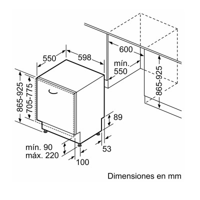Lavavajillas BOSCH SBD6TCX00E