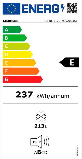Etiqueta de Eficiencia Energética - SIFNe 5178