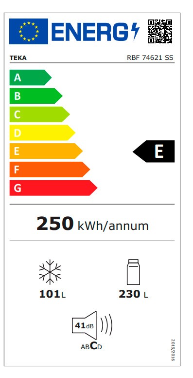 Etiqueta de Eficiencia Energética - 113400014