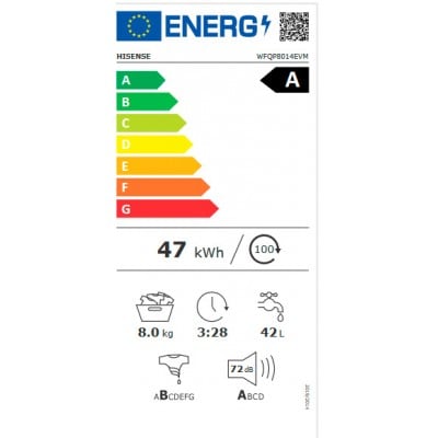 Lavadora HISENSE WFQP8014EVM