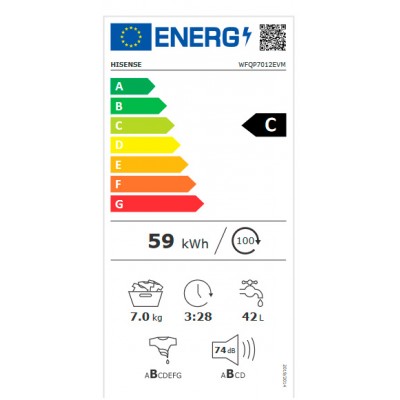 Lavadora HISENSE WFQP7012EVM