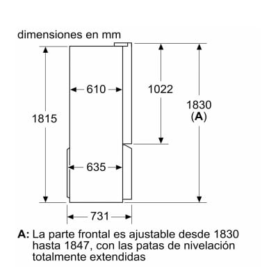 Frigorífico BALAY 3KME592XI