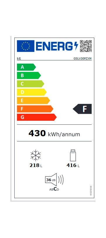 Etiqueta de Eficiencia Energética - GSLV30PZXM