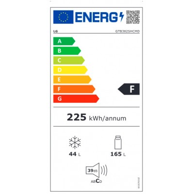 Frigorífico LG GTB382SHCMD