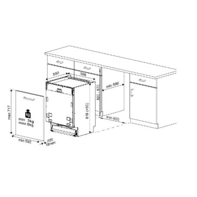Lavavajillas BEKO  BDIN38650C
