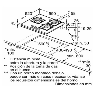 Placa BOSCH PNC6B6B90