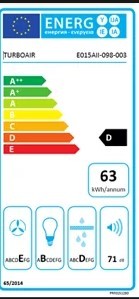 Etiqueta de Eficiencia Energética - PRF0151274