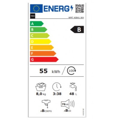 Lavadora TEKA WMT 40841 Blanco
