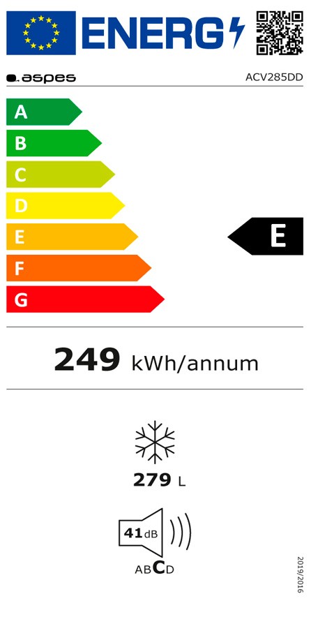 Etiqueta de Eficiencia Energética - ACV285DD