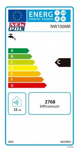 Etiqueta de Eficiencia Energética - NW100MR