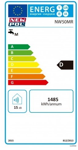 Etiqueta de Eficiencia Energética - NW50MR