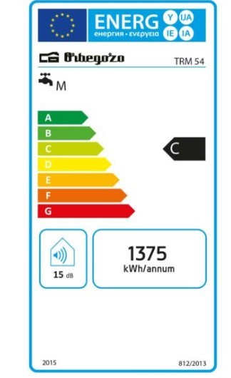 Etiqueta de Eficiencia Energética - TRM54