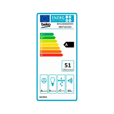 Campana BEKO BHCA94640WH