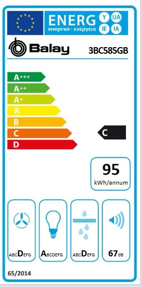 Etiqueta de Eficiencia Energética - 3BC585GB