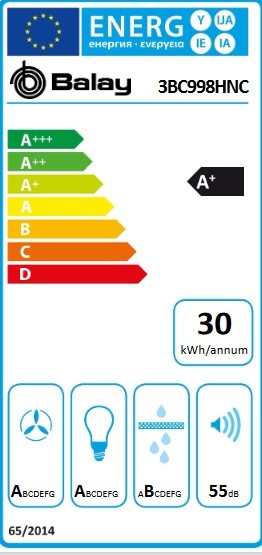 Etiqueta de Eficiencia Energética - 3BC998HNC