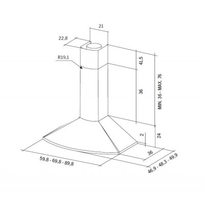 Campana MEPAMSA TENDER PLUS 90 Inox